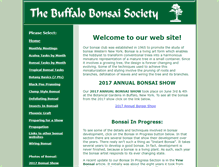 Tablet Screenshot of buffalobonsaisociety.com